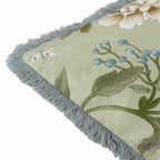Porcelain Garden Chenille Cushion