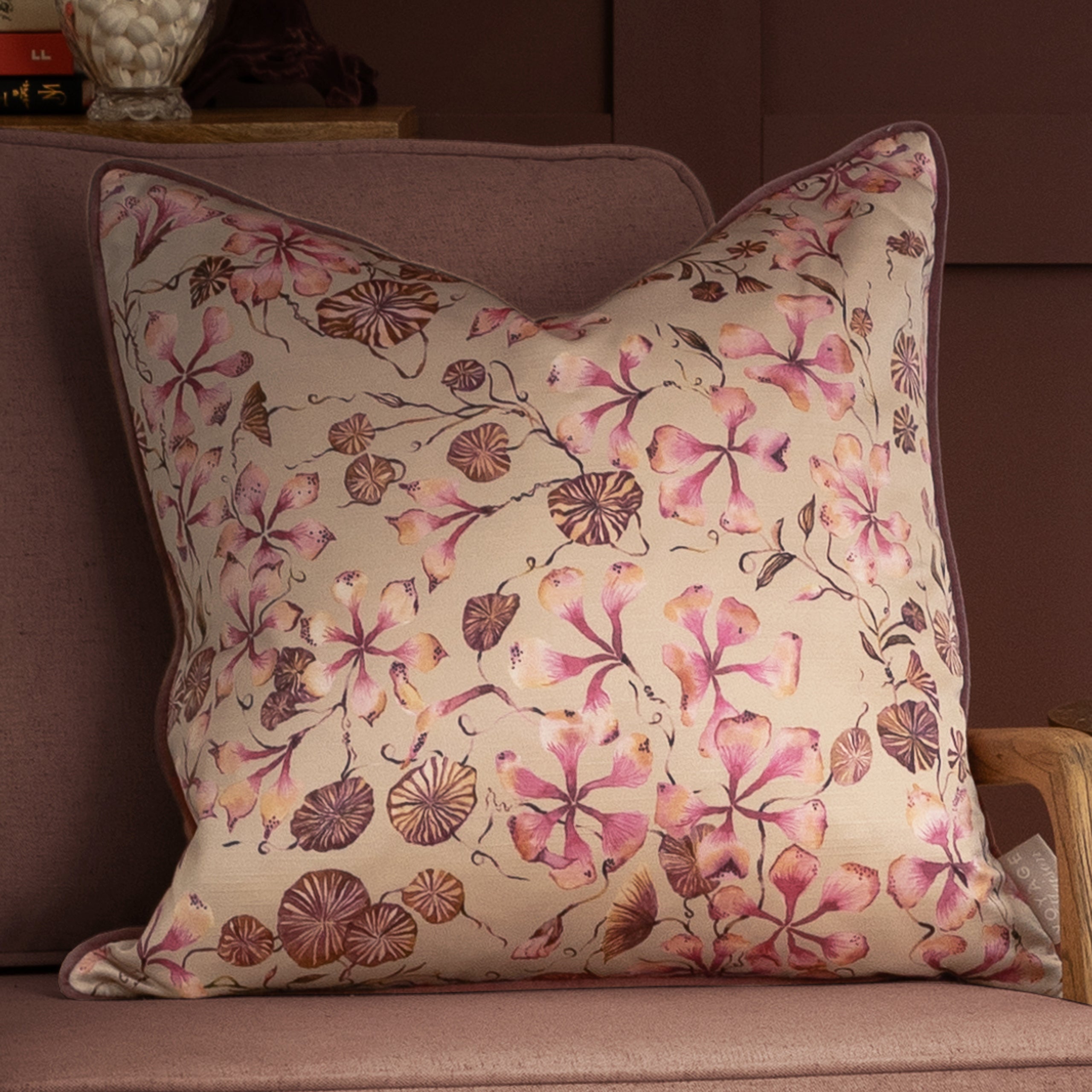 Philipa Printed Piped Cushion