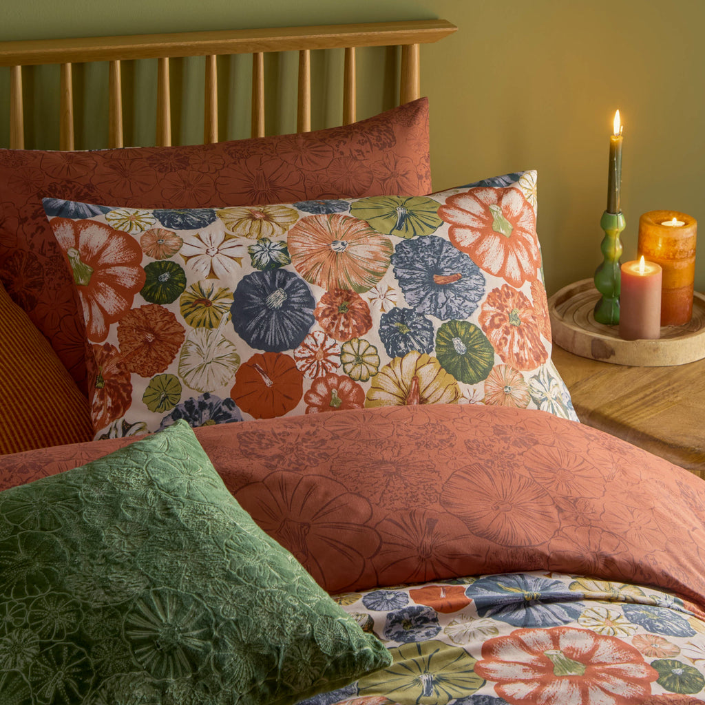 Picking Patch Pumpkin Duvet Cover Set