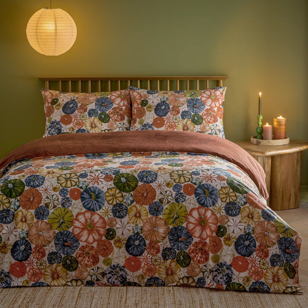 Picking Patch Pumpkin Duvet Cover Set