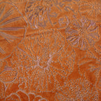 Picking Patch Embroidered Velvet Cushion