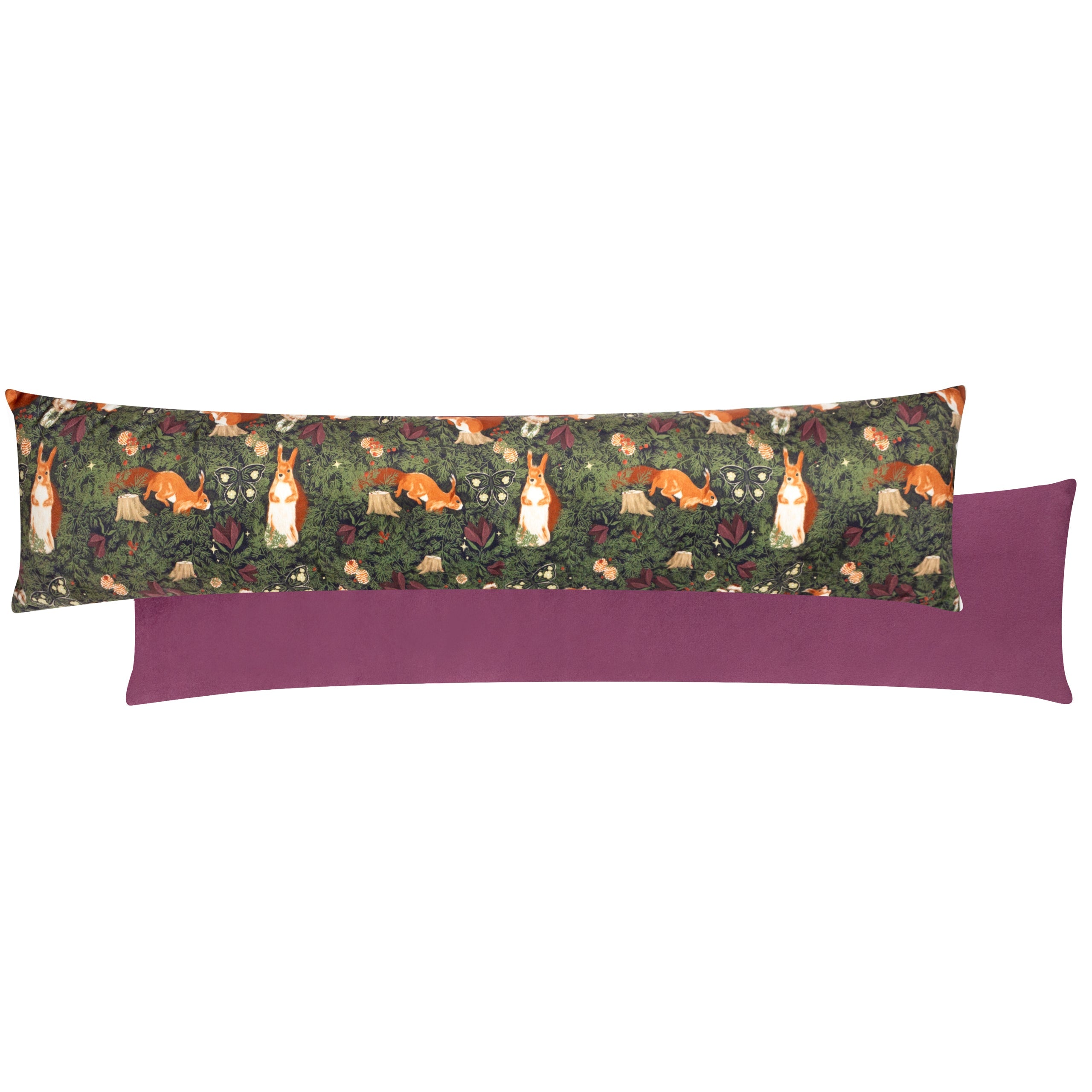 Pineberry Forest Velvet Draught Excluder