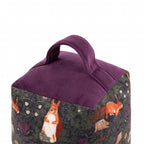 Pineberry Forest Velvet Door Stop