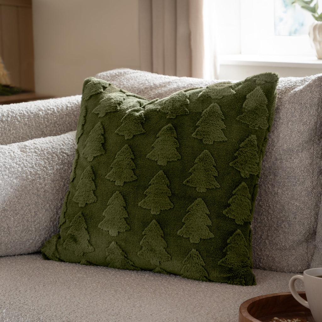 Pines Faux Fur Cushion
