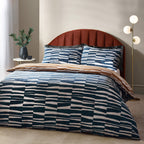Piper Abstract Cotton Rich Reversible Duvet Cover Set