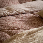 Perrie Leaf Muslin 100% Cotton Duvet Cover Set