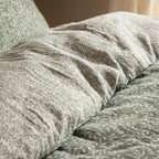 Perrie Leaf Muslin 100% Cotton Duvet Cover Set