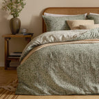 Perrie Leaf Muslin 100% Cotton Duvet Cover Set