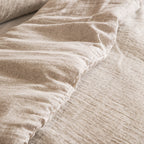 Perrie Leaf Muslin 100% Cotton Duvet Cover Set