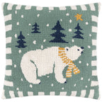 Polar Bear Tufted Cushion