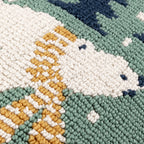 Polar Bear Tufted Cushion