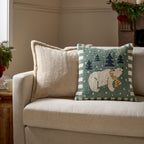 Polar Bear Tufted Cushion
