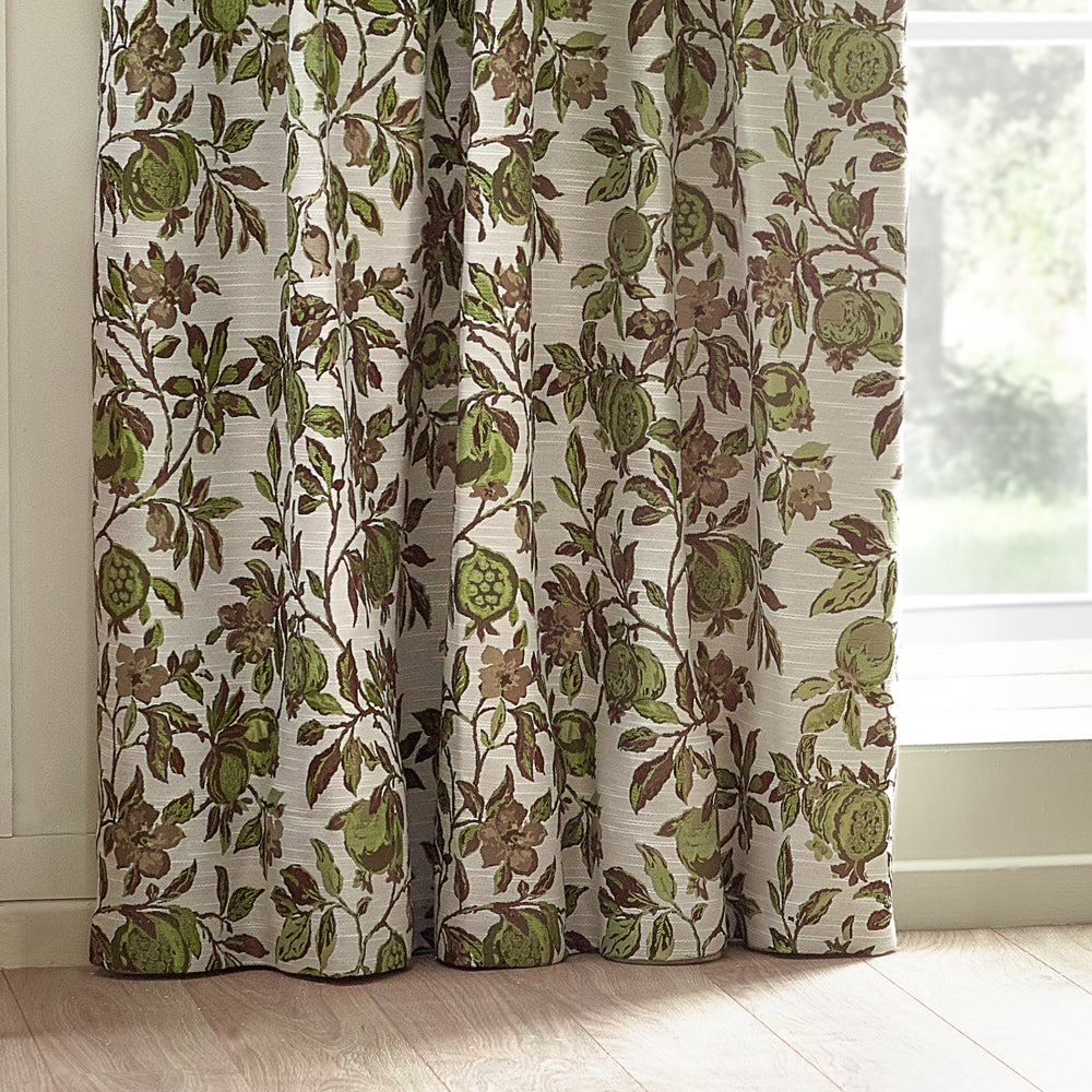 Pomegranate Pencil Pleat Curtains
