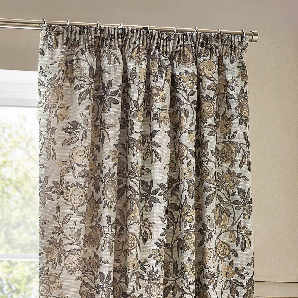 Pomegranate Pencil Pleat Curtains