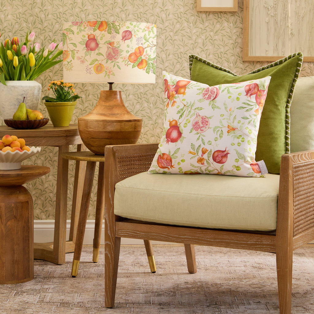 Pomegranate Grove Printed Cushion