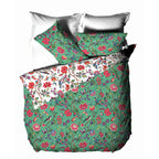 Pomelo Tropical Floral Duvet Cover Set