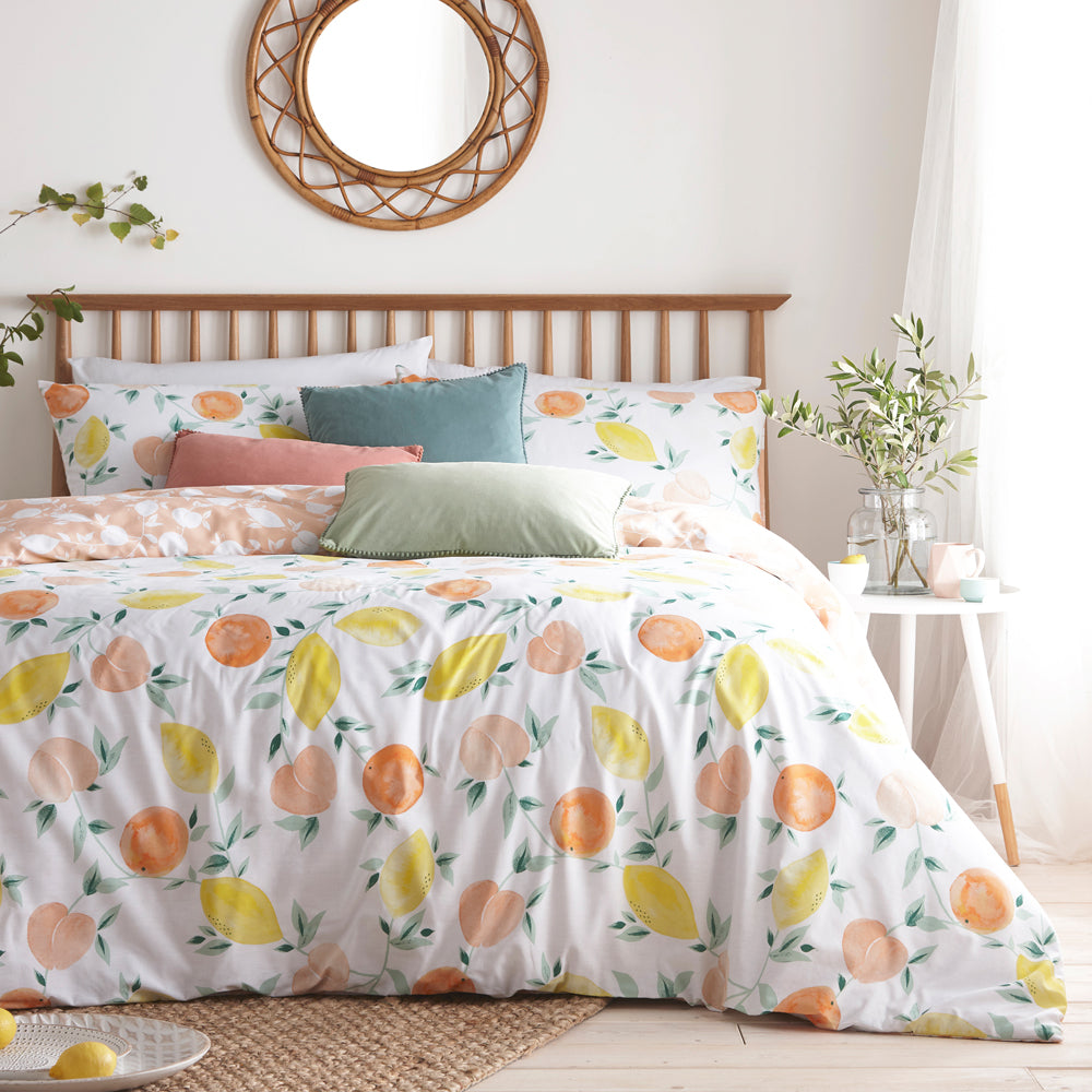 Pommie Citrus Fruit Duvet Cover Set