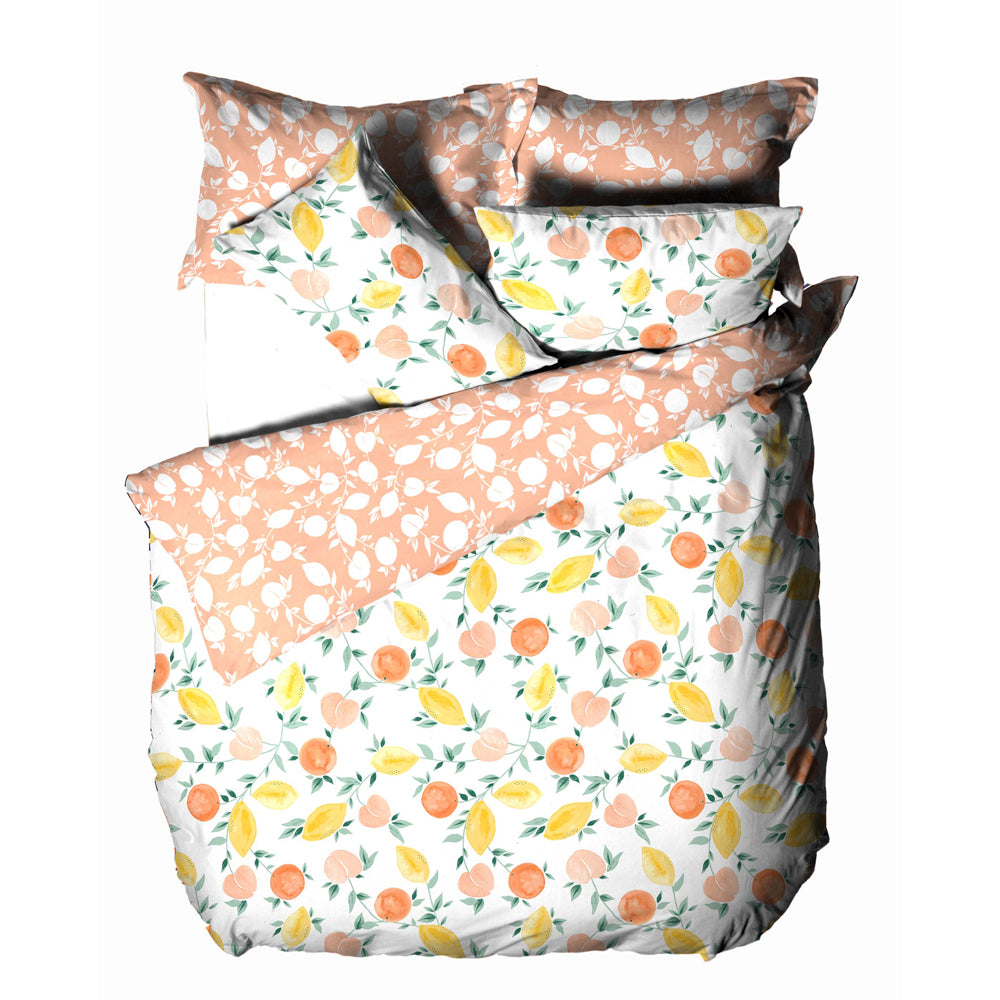 Pommie Citrus Fruit Duvet Cover Set