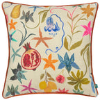 Pomona Floral Piped Cushion