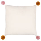 Pom-Poms Ready Set Snow Cushion