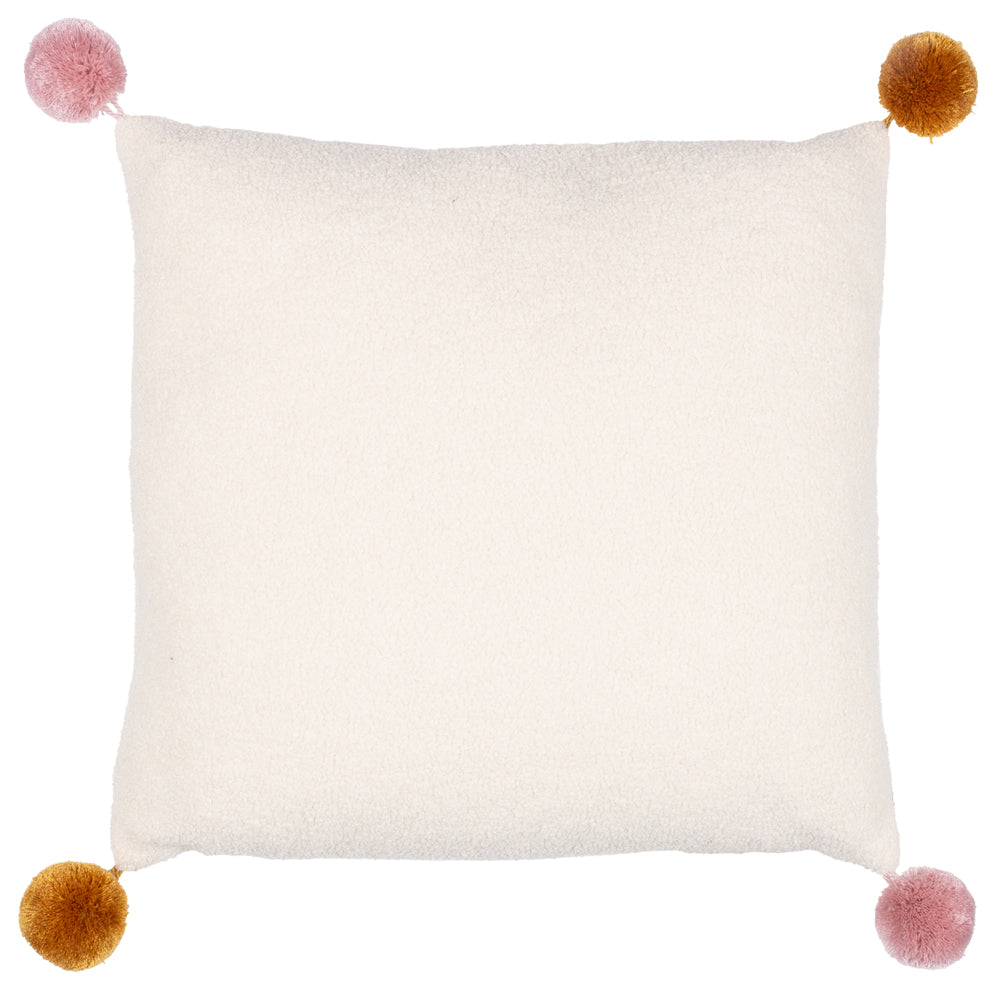 Pom-Poms Ready Set Snow Cushion
