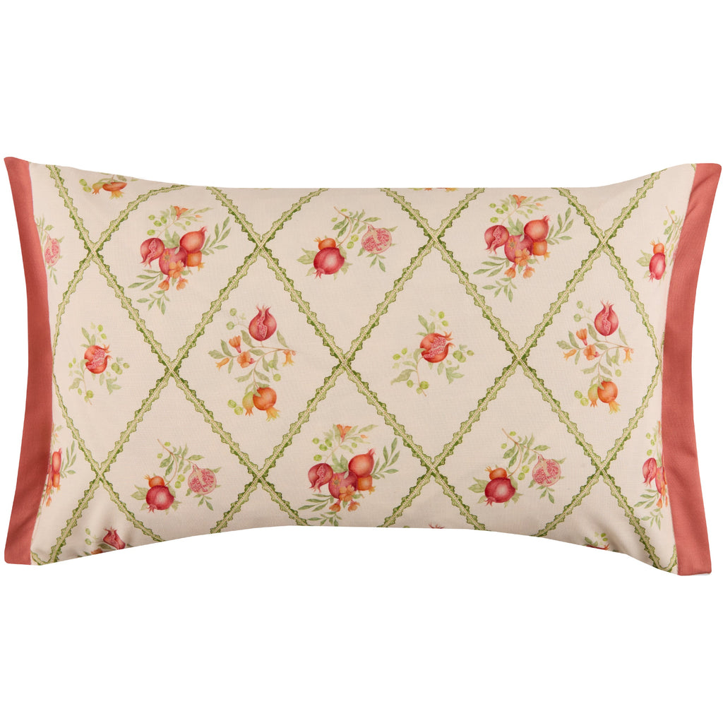 Pomegranate Trellis Printed Outdoor Cushion