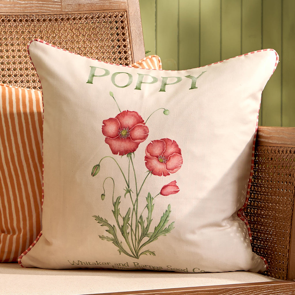 Poppy Printed Outdoor Cushion