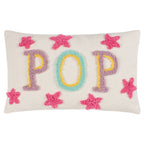 Pop Cotton Tufted Cushion Fuchsia