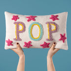 Pop Cotton Tufted Cushion Fuchsia