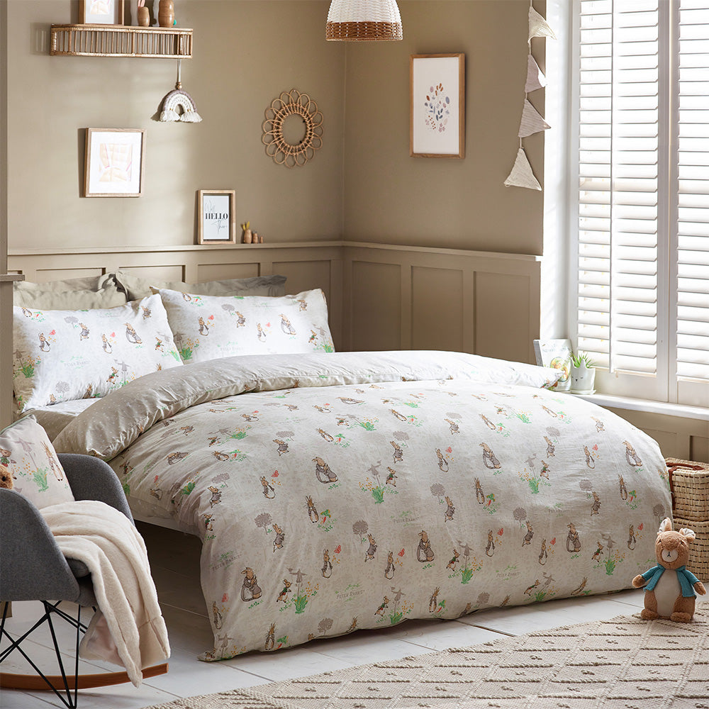 Classic Peter Rabbit™ 100% Cotton Duvet Cover Set