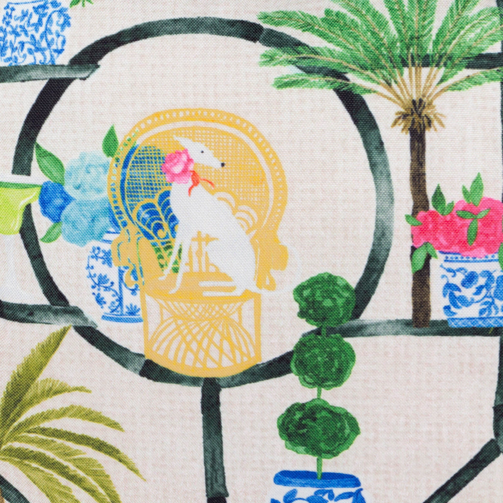 Palm Royale Club Club Printed Outdoor Cushion