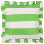 Palm Royale Stripe Ruffle Printed Outdoor Cushion