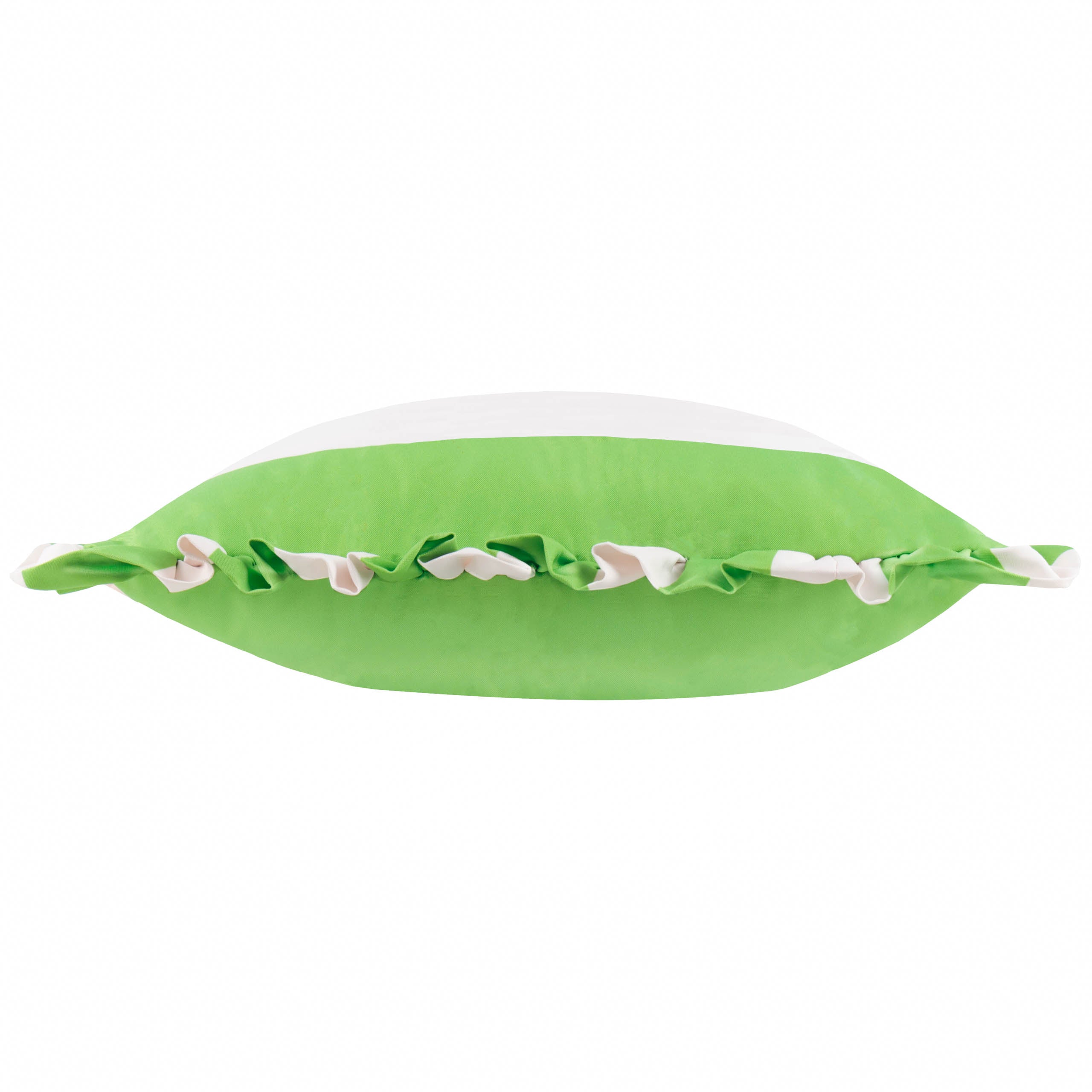 Palm Royale Stripe Ruffle Printed Outdoor Cushion