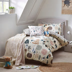 Scandi Woods Peter Rabbit™ 100% Brushed Cotton Duvet Cover Set