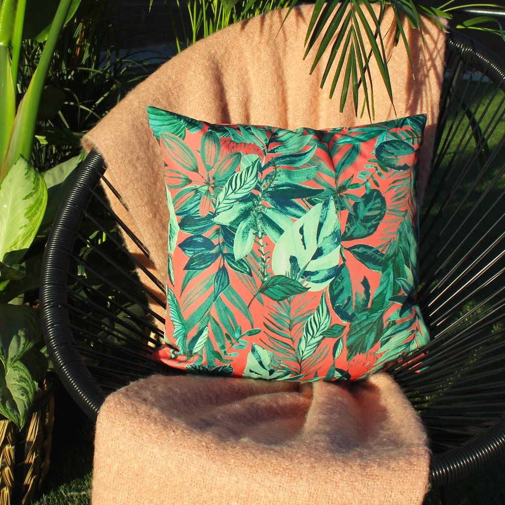 Psychedelic Jungle Outdoor Cushion