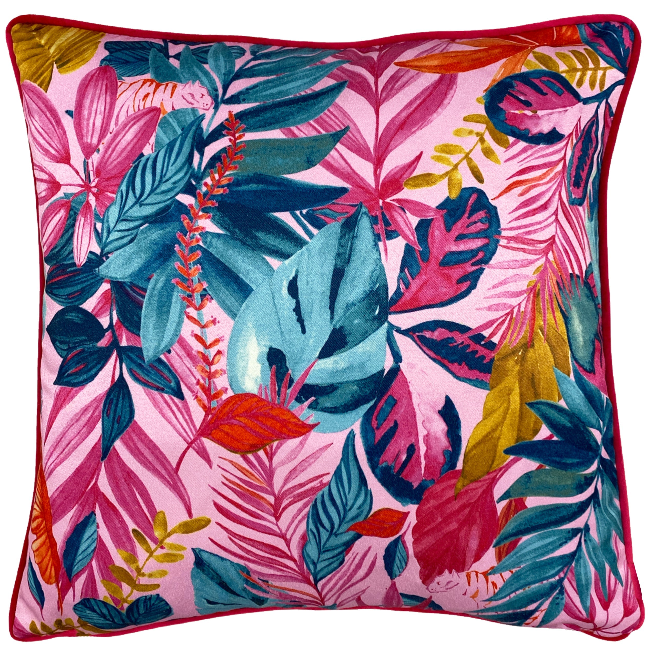 Psychedelic Jungle Tropical Cushion