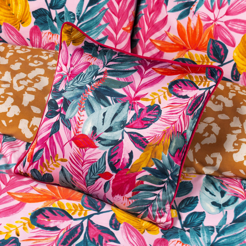 Psychedelic Jungle Tropical Cushion