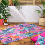 Psychedelic Jungle 120x170cm Outdoor Washable Rug