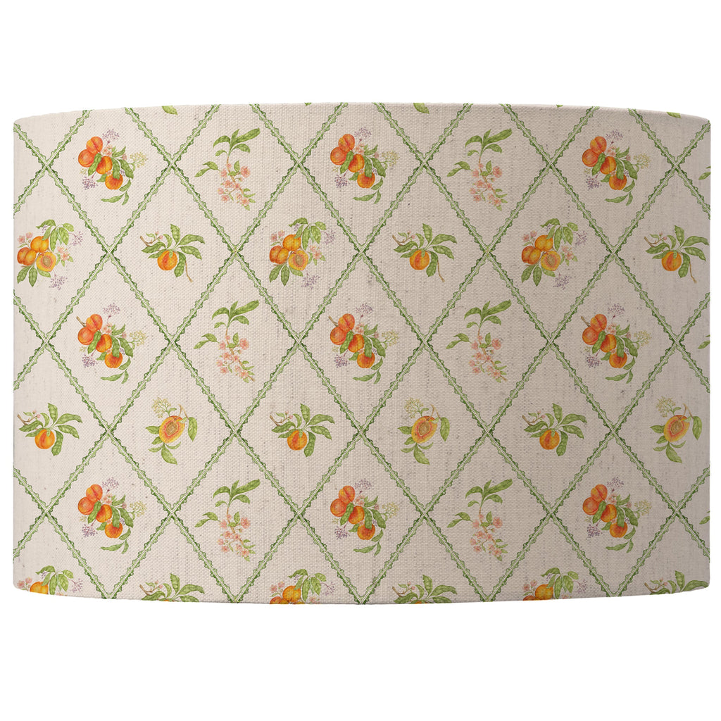 Peach Trellis Eva Lamp Shade