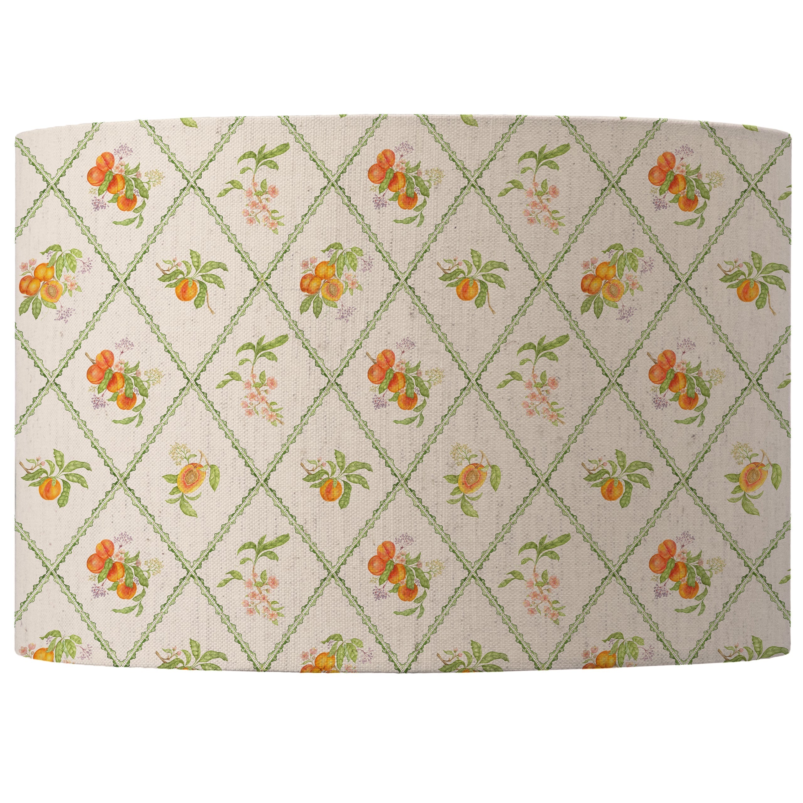 Peach Trellis Eva Lamp Shade