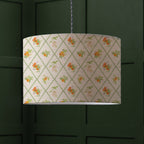 Peach Trellis Eva Lamp Shade
