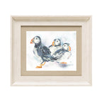 Puffins Framed Print