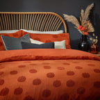 Pumpkin Tufted Halloween Duvet Cover Set