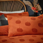 Pumpkin Tufted Halloween Duvet Cover Set
