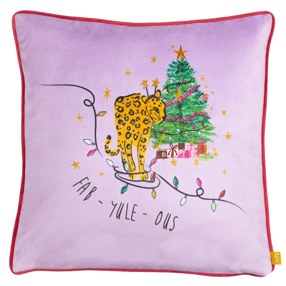 Purrfect Christmas Fabyuleous Cushion