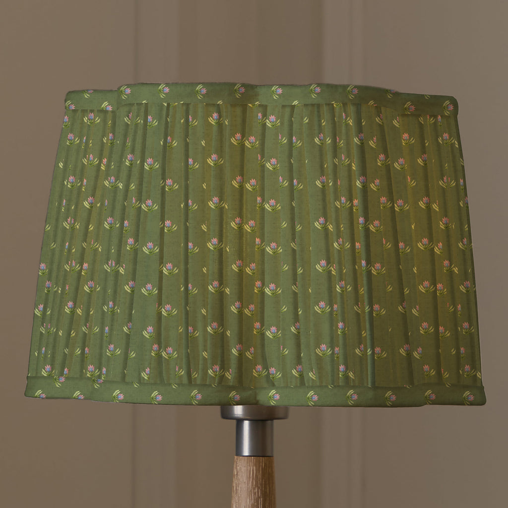Raja Pleated Scalloped Lamp Shade
