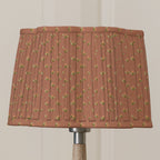 Raja Pleated Scalloped Lamp Shade
