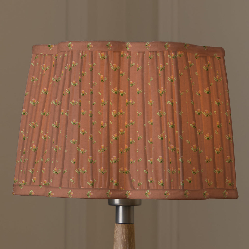 Raja Pleated Scalloped Lamp Shade
