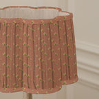 Raja Pleated Scalloped Lamp Shade