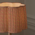 Raja Pleated Scalloped Lamp Shade